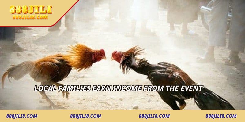 Local families earn income from the event