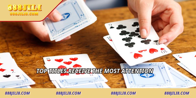 Top titles receive the most attention