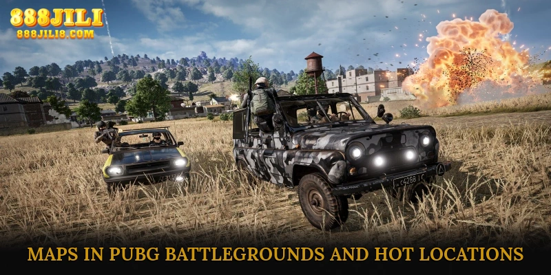 Maps in PUBG Battlegrounds and Hot Locations